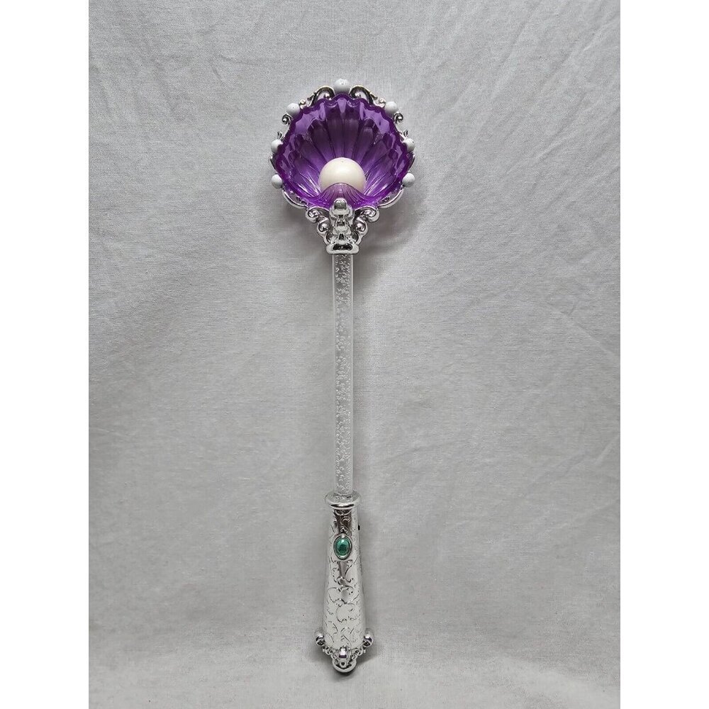 Disney Parks The Little Mermaid Ariel Shell Light Up Wand- WORKS!